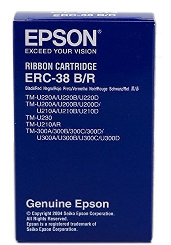 Epson ERC-38BR  Black/Red Print Ribbon (Each)