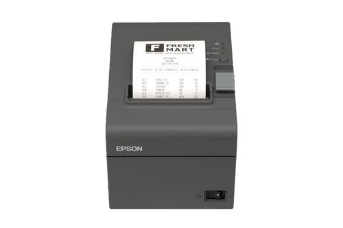 Epson TM-T20II Ethernet Plus POS Receipt Printer, mPOS, Dark Gray
