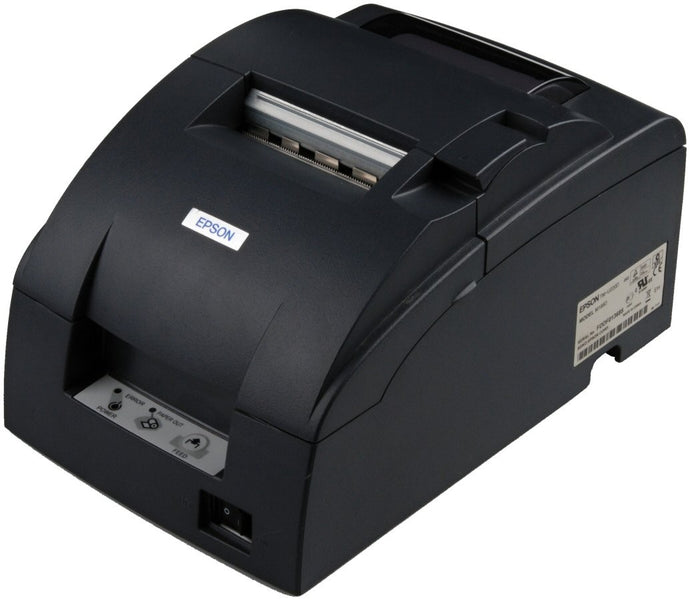 Epson TM-U220B (M188B), Dot Matrix Receipt Printer, Ethernet, Auto Cutter, Power Supply Included, GRAY